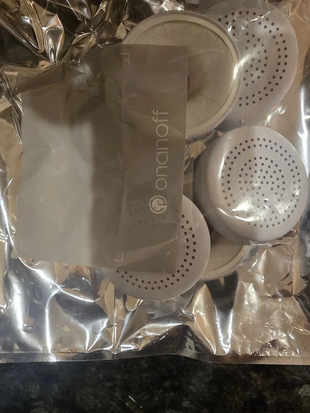 Onanoff Kids Headphones Set in Pink and Blue with White Ear Cups